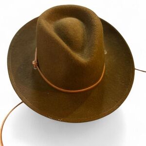 Vintage Stylish Brown Felt Hat for Men